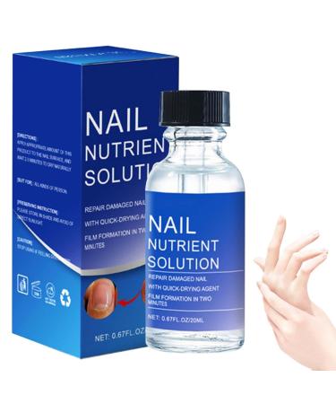 Nail repair solution restore healthy nail oil - moisturizing oil for repaired cuticles brightening nails restoration of the nail gloss