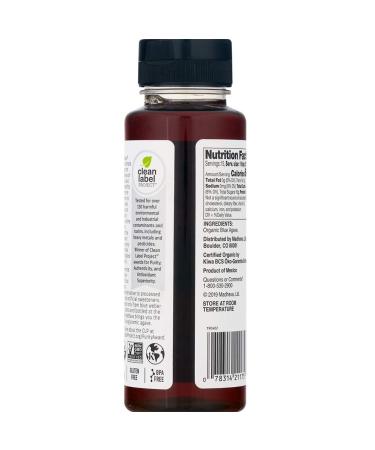 Madhava Organic Amber Raw Blue Agave | 11.75 oz | Pure Natural Sweetener - Buy Online on GoSupps.com