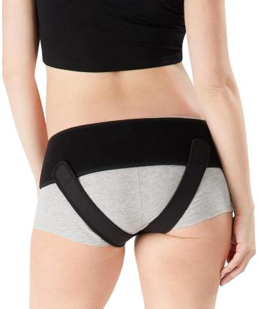 Pelvic Support Belt - Comfortable Breathable Elastic V Sling for Prolapse SPD Vulvar Varicosities & Postpartum Relief - International Shipping Available - Buy Online on GoSupps.com