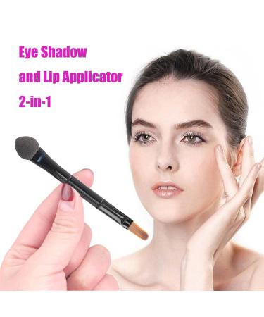 2-in-1 Mini One-Way Lip & Eyeshadow Brush Set - 100 Pieces for Flawless Makeup Application | Rose Blower Design - Buy Online on GoSupps.com