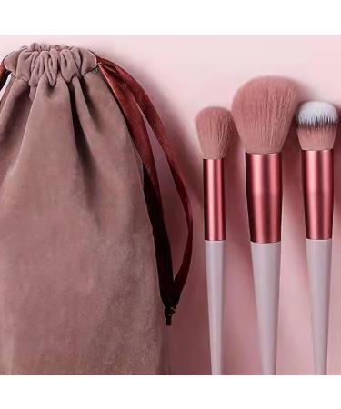 13-Piece Soft Makeup Brushes Set for Face & Eyes - Precision Cosmetics Tool Kit for Flawless Application (Brown) - International Shipping Available - Buy Online on GoSupps.com