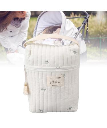 Multifunctional Diaper Bag - Stylish Travel Nappy Bag for Baby Essentials | Baby Bag for Bottles Wipes & Pacifiers (Leaf Design) - Buy Online on GoSupps.com