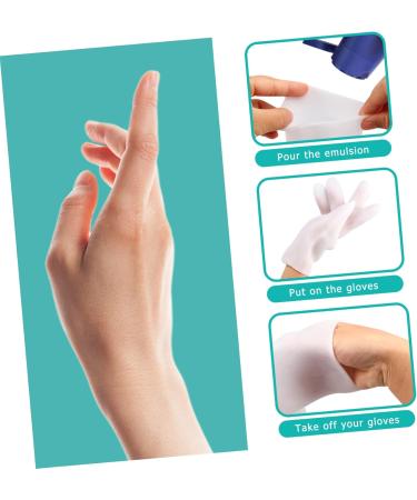 minkissy 1 Pair Moisturizing Gloves Anti- Drying Beauty Mitten Moisture Gloves Overnight Repairing Gloves Overnight Gloves for Dry Hands White Cotton Gloves White Gloves Sebs Miss Hand Use - Buy Online on GoSupps.com