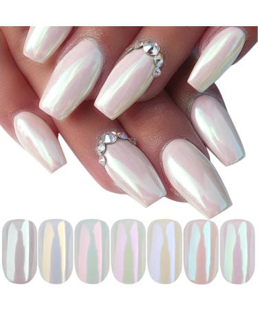 Buy GZSYY Chrome Glitter Nail Powder - 8 Metallic Colors | Chameleon Nail Color for Stunning Manicure | International Shipping Available - Buy Online on GoSupps.com