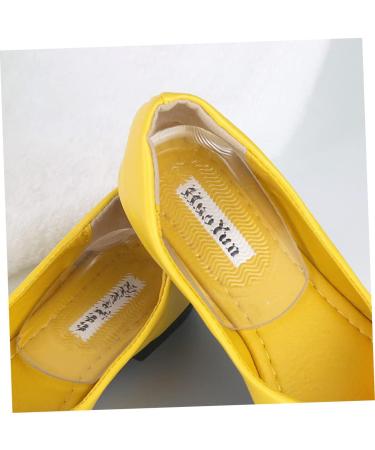 FRCOLOR Heel Pads for Plantar Fasciitis - Comfort Gel Inserts for Men & Women - 2 Pairs Transparent Sneaker Cushions 12x6.5cm - Buy Online on GoSupps.com