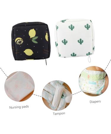 Lurrose Women's Bandages Cosmetic Bag - 2 Pack Mini Make-Up Storage | Cute Nylon & Twill-Fabric Pockets for Girls - Buy Online on GoSupps.com