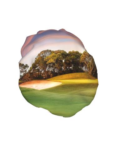 Golf Course Printed Waterproof Shower Cap for Women - One Size Fits All - Buy Online on GoSupps.com