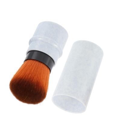 Didiseaon Telescopic Powder Brush Blending Blush Brush Blush Applicator Brush Face Leather Hair Tie Loose Brush Foundation Powder Brush Telescopic Brush Fluffy Marbling Plastic Makeup Tools