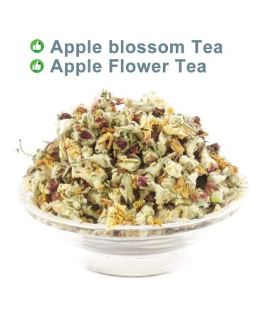 Organic Apple Blossom Flower Tea - Anti-Acne & Freckles | 50g Dried Loose Tea - Buy Online on GoSupps.com