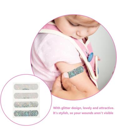 Shop Mobestech 20 Pcs Kids Cartoon Heart Patches - Breathable Glitter Patches for Kids | International Shipping Available - Buy Online on GoSupps.com