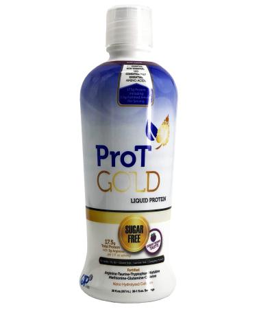 ProT GOLD Berry Sugar Free Liquid Protein Shot - 30oz Anti Aging. Proven to Boost Immunity. Formula Trusted by 4,000+ Medical Facilities for Complete Protein Nutrition and Proven 2X Faster Healing 30 Fl Oz (Pack of 1) - Buy Online on GoSupps.com