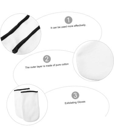 minkissy 2 Pairs Hand and Foot Mask Foot Calluses Remover Wax Tools Wax Liner for Hands Paraffin Wax Bath Gloves Paraffin Wax for Hands Thickened Gloves White Knitted Fabric Boots Manicure - Buy Online on GoSupps.com