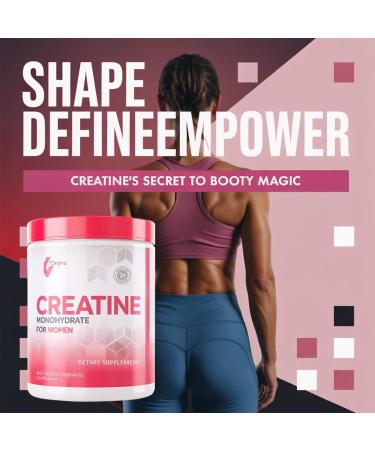 Creatine Monohydrate Powder for Women | 5000mg Creatine with 2000mg Collagen & 1g BCAA | Muscle Health Workday Energy & Exercise Recovery Support 30 Servings - Buy Online on GoSupps.com