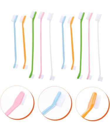 Yardwe 30 pcs for Dual-head Puppy Dog Small Supplies Portable Cat Pets Nylon Brush Oral Handheld Clean Pet 1 count (Pack of 1) Assorted Colorx3pcs - Buy Online on GoSupps.com