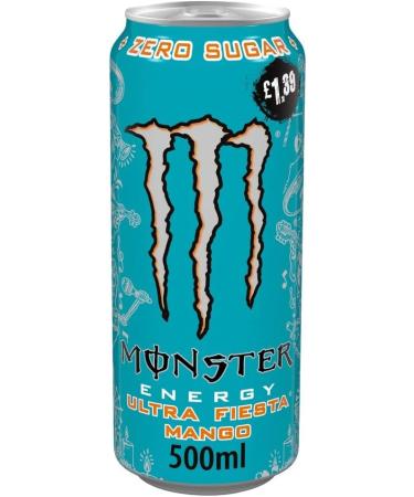 Monster Energy Drink Monster Zero Sugar Energy Drink Pack Of 12 6 Assorted Flavours 2Pcs Each 500ml Monster Energy Drink Zero Sugar 12x500ml Sugar Free Energy Drink Bundle Boxed Treatz - Buy Online on GoSupps.com