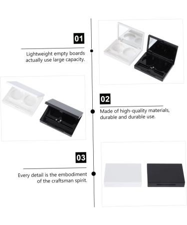 Ipetboom 8pcs Eye Shadow Box Eyeshadow Magnetic Trays Empty Makeup Case Concealer Palette Travel Filling - Buy Online on GoSupps.com