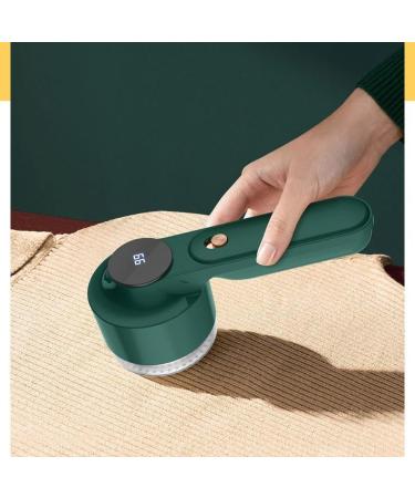 Premium Electric Fabric Shaver & Defuzzer - Rechargeable Lint Remover for Sweaters | Stainless Steel Blade 227mm - Buy Online on GoSupps.com