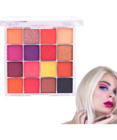 Multicolor Eyeshadow Palette Waterproof Multicolor Face Shadow Palette | Makeup Accessory Matte Shimmer Face Shadow Palette for Beginners Home Use Shzons 02 - Buy Online on GoSupps.com