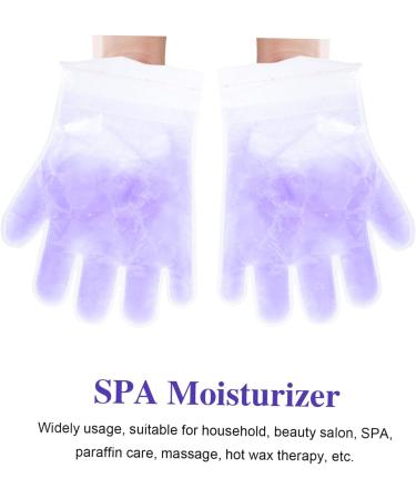 Ipetboom 1 Pair Lavender Hand Wax Set The Mitten Parrafin Wax for Hands Hand Wax Cover Exfoliating Gloves Hand Care Supplies Hand Care Gloves Non-woven Fabric Spa Hand - Buy Online on GoSupps.com