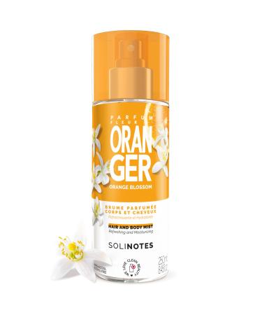 Orange Blossom Body Mist by SOLINOTES | Refreshing And Hydrating Womens Fragrances - Alcohol-Free | Body Spray for Women and Hair | 8.45 fl.oz Floral