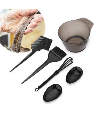 Hair Coloring Brush Anti Slip Hair Dyeing Styling Tool Hair Coloring Brush Hair Tint Salon Mixing Bowl Set for Salon and Household(1#) - Buy Online on GoSupps.com