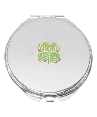 Four Leaf Clover Compact Mirror Handbag Gift With Free Engraving 138