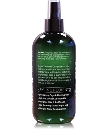 MSM Tea Tree & Neem Clarifying Toner - Complexion Control for Face & Body | Reduce Pores, Control Oil, Hydrate - 8 oz - Buy Online on GoSupps.com