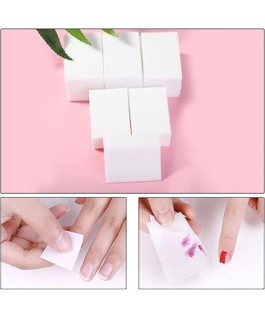 1000PCS Nail Cotton Pads with Push Down Pump Dispenser Bottle for Nail Polish Removal - Lint Free Wipes for Acrylic Nails, Gel Residue Removal - Buy Online on GoSupps.com