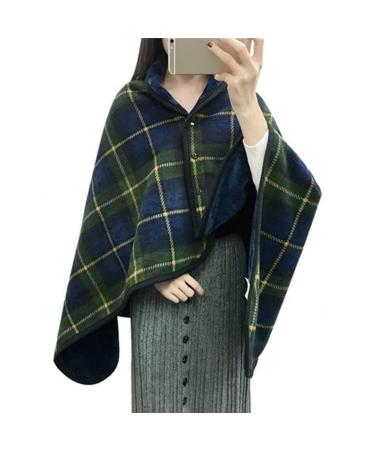 Multifunctional Shawl Blanket -Thickened Lightweight Winter Wheelchair Blanket with Buttons Soft Super Warm Warm Blanket for Patients Elders Cold Weather