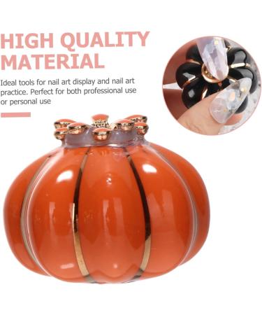 minkissy 2 Sets Nail Holder Fake Nail Tip Stand Nail Art Nail Tip Stand Pumpkin Magnetic Base Metal Brackets Nail Practice Base Fingernail Display Stand Pedicure Storage Rack Alloy - Buy Online on GoSupps.com