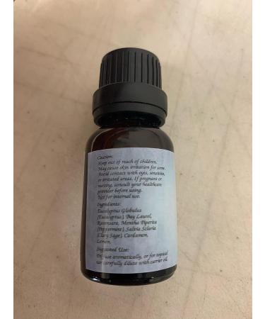 1 Respiratory Essential Oil Blend - Allergy Relief Congestion Support & Organic Aromatherapy - 15ml - Buy Online on GoSupps.com