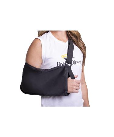 Brace Direct Arm Sling - XL Immobilizer for Arm & Shoulder Support | Post Surgery Cast for Injuries Fractures Sprains & Strains - Left or Right Arm - Buy Online on GoSupps.com