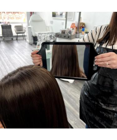 Kobe Regent Street Professional Hairdresser's Two-Handled Salon Back Mirror for Home & Salon Use - Buy Online on GoSupps.com