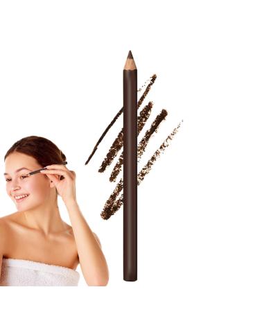 Pen eyeliner Sharpenable Double Sided Makeup Eyeliner Pencil Smudge Resistant Cosmetic Aid for Travel Business Trip Outdoor Home Brown