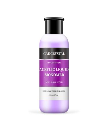 Monomer Acrylic Nail Liquid Monomer Acrylic Liquid 240ml/8fl.oz Acrylic Liquid for Nails Liquid Monomer Acrylic Liquid for Acrylic Powder Nails Extension for Nail Art Manicure DIY
