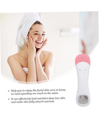 POPETPOP Facial Cleanser Electric Facial Brush Facial Massaging Device Face Cream Absorption Device Electric Facial Cleaner Face Brush Beauty Device Silica Gel Beauty Instrument Care - Buy Online on GoSupps.com