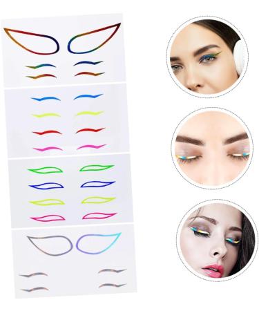 FOMIYES 24 Sets Paper Women Eyeliner Tape Reusable Eyeliner Sticker Chic Eye Line Sticker 1 count (Pack of 1) Colorfulx6pcs - Buy Online on GoSupps.com