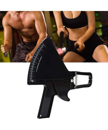 Body Fat Caliper with Clear Scale Body Measurement Tape Fat Caliper Measuring Tool for Monitoring Fitness and Weight Loss Goals Black - Buy Online on GoSupps.com
