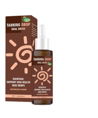 Body Tanning Drops Face Tanning DropsGradual Glow Bronzing 60ml Moisturizing Oil for Daily Use Travel Vacation Pool Summer Body Face