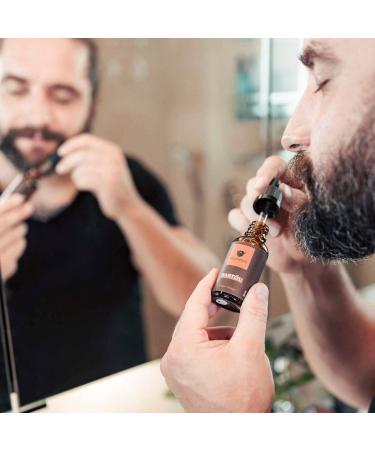 Blackbeard's Ultimate Beard Care Set - Benzoe-Orange Fragrance | Oil Balm Soap Brush Comb & Shears | Perfect Gift for Beards - Buy Online on GoSupps.com