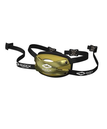 Shock Doctor Chin Strap Ultra Pro Showtime Chin Strap Adult-L/XL Chrome/Gold