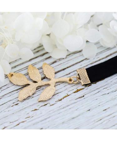 Jovono Boho Head Chain - Gold Leaf Hair Accessories & Headband for Women | International Shipping Available - Buy Online on GoSupps.com