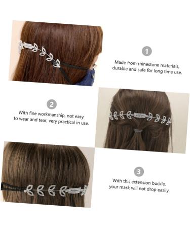 Minkissy Rhinestone Ear Bracket Set - Stylish Mask Accessories for Enhanced Comfort & Protection - Buy Online on GoSupps.com