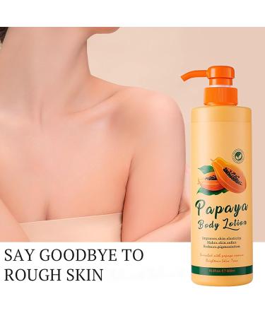 Yniquet Papaya Body Butter Ultra Hydrating Body Lotion with Natural Papaya Extract Gentle Body Moisturizer for Daily Use Nourishing & Non-Greasy For All Skin Types 300ml - Buy Online on GoSupps.com