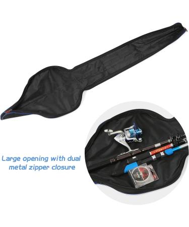 Lixada 63 Portable Fishing Rod Bag - Protective Case & Organizer in Blue - Buy Online on GoSupps.com