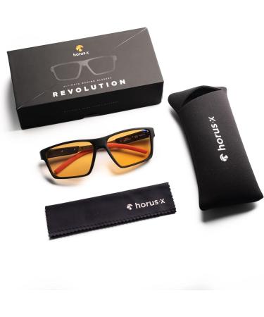 Horus X Gaming Glasses | Blue Light Filter | Revo Clear | Reduce Eye Strain & Fatigue | International Shipping Available - Buy Online on GoSupps.com
