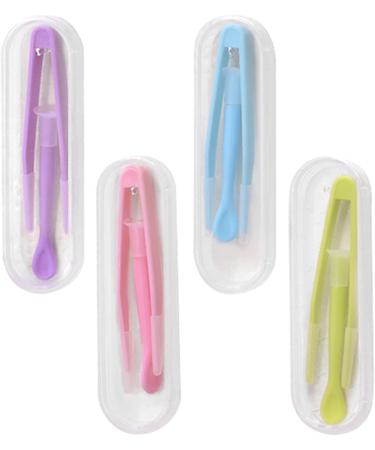PuraQuot 4 Pack Multicolor Contact Lens Remover and Inserter Tool for Soft Lenses Contact Lens Applicator with Clean Storage Case Tweezers and Suction Stick with Soft Silicone Heads - Buy Online on GoSupps.com