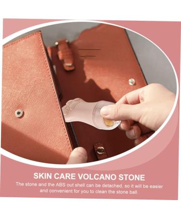 AUTSUPPL 1pc Volcanic Stone Oil-absorbing Ball Skincare Tools for Face Makeup Gadgets Volcanic Rock 7.5x3cm Pink - Buy Online on GoSupps.com