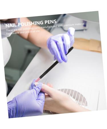 Ipetboom 2 Sets Nail Quartz Pen Manicure Nail Dead Skin Remover Nail Beauty Tool Multifunctional Manicure Pen Nail Buffers Blocks Cuticle Remover Stick Manicure Files Repair Pen Frosted Pp - Buy Online on GoSupps.com