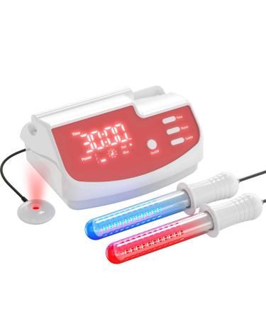 KTS Red & Blue Led Light Therapy Device Vaginal Care Women Gynecological for Rejuvenation Diminish Inflammation Home Use